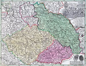 アトラスからのシレジアの地図